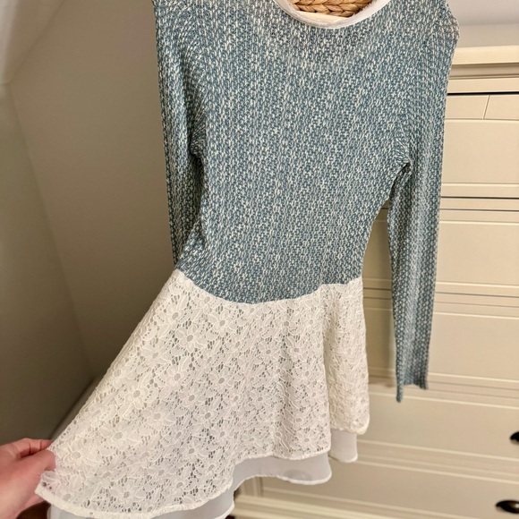 Anthropologie Tunic Peplum Lightweight Sweater - Picture 10 of 13